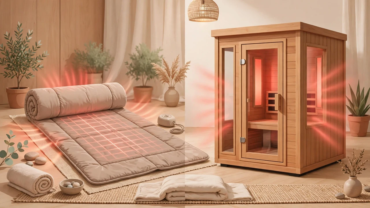 Sauna blanket vs infrared sauna cabin comparison for home use